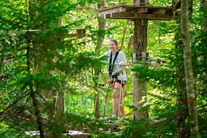 Treetop Adventure Course - Bromley Mountain Ski Resort