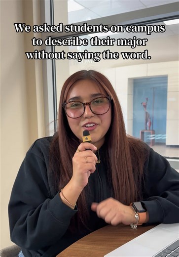 We asked students around campus to describe their major without saying the word… But can we talk about how cute the farm animals are?!!! 😍 #collegelife #college #collegemajors