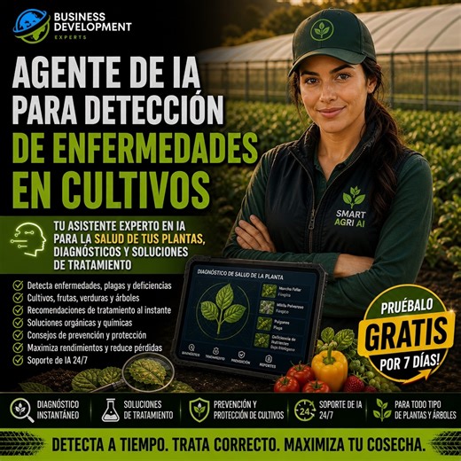 Agente de IA para Detección de Enfermedades en Cultivos - Carlos Posadas | Hotmart