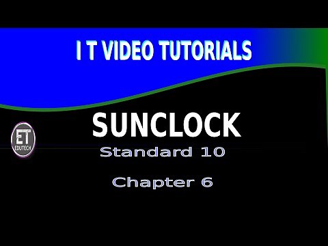 Sunclock||Standard 10 || Chapter 6