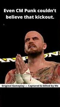 CM Punk SHOCKED 😳 John Cena Kicks Out Again & Again! WWE 2K15 #Shorts