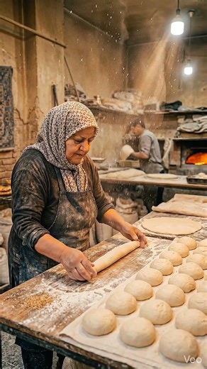 Traditional Barbari Bread by an Old Bakery Woman 🔥