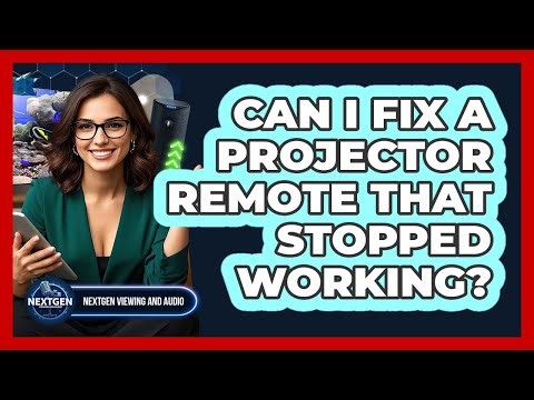 Can I Fix A Projector Remote That Stopped Working?