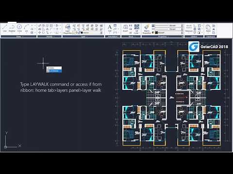 How to use layer walk command?
