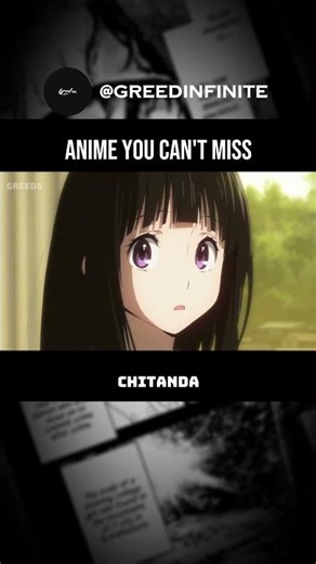 Hyouka a must watch school mystery anime explained #anime #shcool #sliceoflife #oreki #chitanda