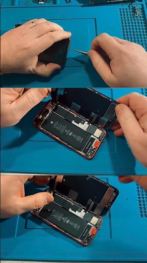 Battery replacement iPhone SE #iphone #réparation #batterie