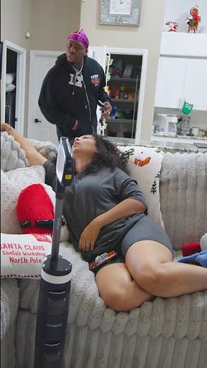 She act like all she do is clean😂 #cleaning #caught #relationship #marriedlife #relatable