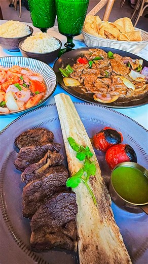 Star Leaf is a wonderful Thai restaurant in Orange, CA with lovely Thai food and great vibes!! Not only do they offer an Asian inspired afternoon tea experience but now are serving dinner. I came with my sister and had an enjoyable meal. Bold flavors and spices! Vibrant with balanced flavors! Dishes made fresh to order and so aromatic!! The Thai Prawn Ceviche was fresh, zesty, spicy and refreshing. Perfect with these crispy Indonesian Shrimp Crackers! The 12 Hr Braised Angus Short Ribs and Black