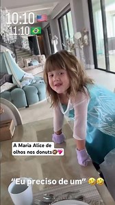 Maria Alice eyeing the donuts #virginia #shorts