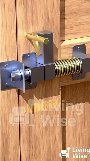 Door Latch Mechanism Explained in 3D – Simple & Clear #shorts