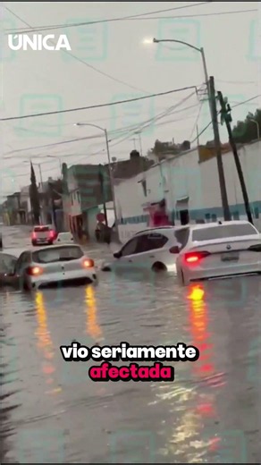 Puebla's Historic Center underwater after intense storm!