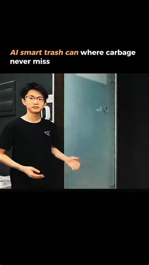 Star AI | Navigate the Stars of AI on Instagram: "AI Smart Trash Can: Auto-Aiming Garbage Collector An innovative AI-powered trash can uses computer vision and real-time trajectory prediction to automatically move and catch garbage thrown from a distance - essentially applying video game aimbot technology to waste disposal. 👉If you want more the freshest Tech/AI news and insights then please, follow for more!"