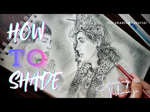 Drawing Vishnu Ji from Mahavatar Narsimha | Divine Art Tutorial Step by Step 🙏❤️💞