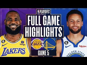 #7 LAKERS at #6 WARRIORS | FULL GAME 5 HIGHLIGHTS | May 10, 2023