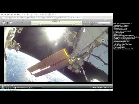 Video on iTunes on Vista (VMware Workstation 17)