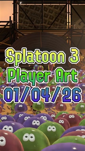 Splatoon 3 Player Art - 01/04/26 #shorts #splatoon3