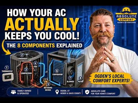 How Your AC Actually Works (8 Components Explained) | Absolute Comfort HVAC
