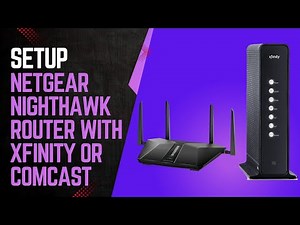 How to Setup Netgear Nighthawk Router with Xfinity (Comcast Modem or Gateway)