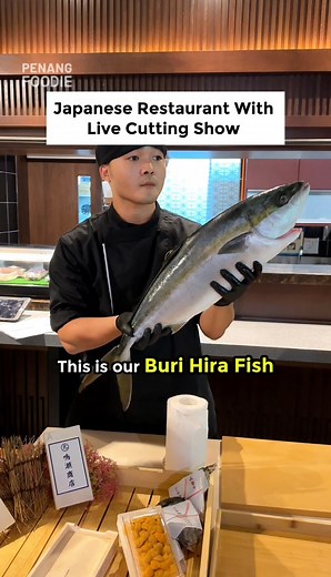 2.3K views · 408 reactions | Penang’s FIRST live Buri Hira cutting show and caviar-themed Omakase ✨ HAKU, 1, Jalan Seri Tanjung Pinang 1, 10470 Tanjung Tokong, Pulau Pinang⏰12pm-2.30pm | 6pm-10.30pm [Live cutting show at 1pm daily]Status: Pork-free | Penang Foodie | Facebook