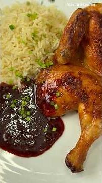 Fried Chicken- اکبر جوجه با سس انار و آلوچه