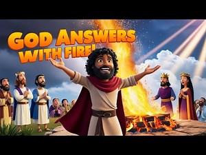 Elijah and the Fire from Heaven! | Bible Story for Kids | Cocomelon Style Animation