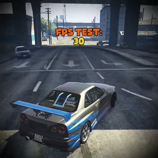 😱 YOU WON'T BELIEVE THE FPS IN GTA 5! CLICK TO TEST IT! #gta5 #gta #fps #nissan #skyline #r34