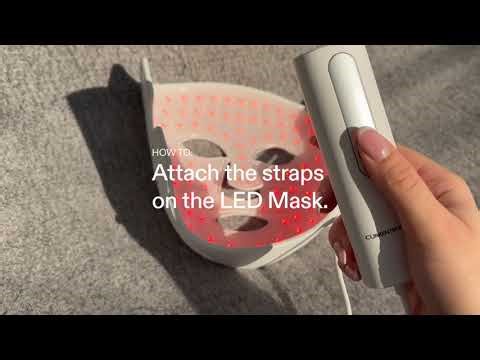 How to Attach the Straps | Series 2 LED Face Mask Tutorial #redlighttherapy #currentbody #ledmask