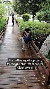 2.3M views · 34K reactions | Lecție despre încredere în propriile forțe. Este bun exemplul părintelui? Start dezbateri în comentarii! | Mihai Burciu | Facebook