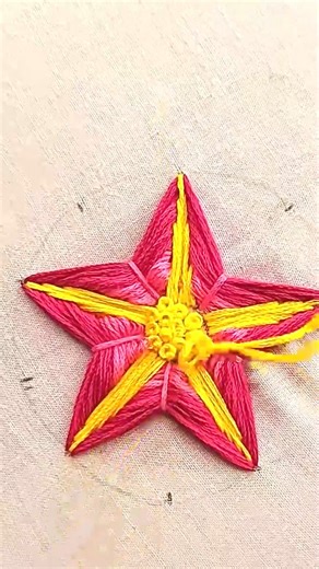 The most gorgeous embroidery pattern with safety pin #designs #reels #new #floral #diy #handmade #trendingreels #shorts #work #love #stitch #trending #needlework #embroidery #flowervase | ABC Of Hand Embroidery