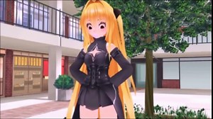 MMD Bubblegum Floating Animation - Teriyaki Bubblegum Snacking & Blowing泡泡糖
