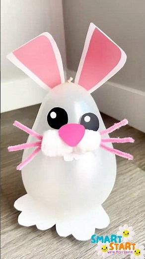 Easter Bunny Wobble Balloon Craft – Fun & Easy Easter DIY!