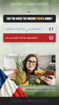 Learn French building blocks with this quiz.
