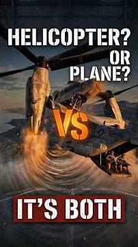 The V-22 Osprey Isn't a Helicopter or a Plane — It's Both, they cant live without it#V22Osprey