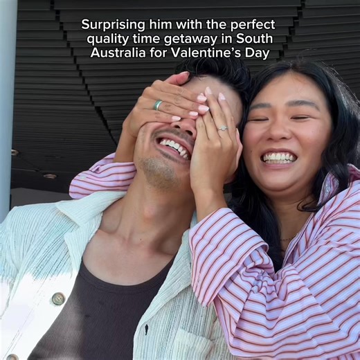 This Adelaide Hills escape might be the most meaningful Valentine's gift I've given, inspired by his love language. 🌲❤️ | RedBalloon