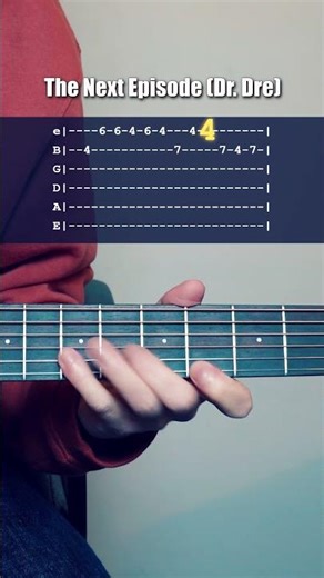The Next Episode (Dr. Dre) #guitar #tutorial