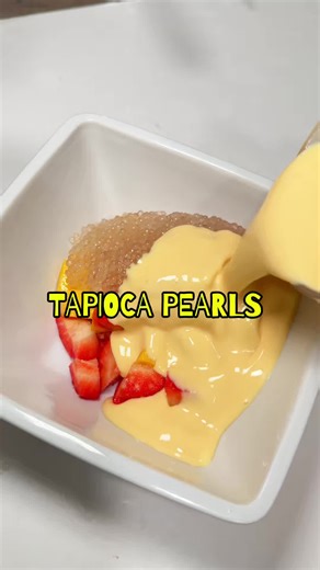 Since so many of you asked, here’s how I make my creamy mango sago This dessert tastes best when eaten cold, so I chilled the blended mango mixture to make it extra refreshing. Ingredients \t•\tTapioca pearls (sago) \t•\t1 ripe mango \t•\tCondensed milk (to taste) \t•\tEvaporated milk \t•\tFresh fruits of choice (mango, strawberries, blueberries, etc.) \t•\tWater (for boiling) ⸻ Method \t1.\tBring water to a boil and add the tapioca pearls. If the water isn’t enough, add more and cook until the 