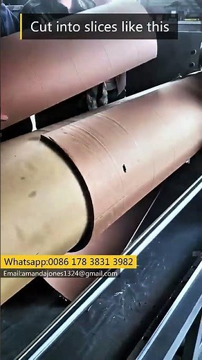 New Product Paper Tube Slitting Machine For Longitudinal #slittingmachine #slitter #longitudinal