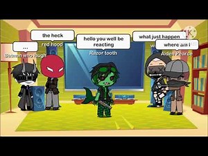 Character react to Batman who laughs