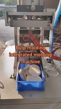 Mini Pulp Molding Tableware Thermoforming Machine