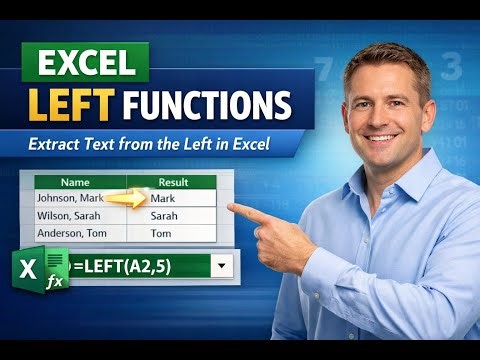 LEFT FUNTION IN EXCEL