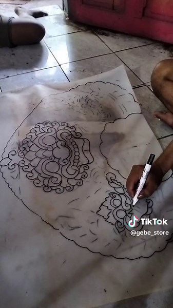 Menggambar Jamang Barongan: Langkah Mudah