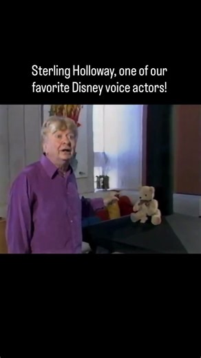 Brian Crawford on Instagram: "Sterling Holloway (1/14/1905 - 11/22/1992) was one of Disney’s most prolific voice actors, not only giving voice to characters like Winnie the Pooh, Cheshire Cat, Mr. Stork, Roquefort and Kaa, but for loads of Disneyland Record storyteller albums! What is your favorite Sterling Holloway voice performance? Mine has to be his narration for the classic short, “Lambert, the Sheepish Lion!” This clip is from the Disney Family Album episode, “Voice Actors” which aired on 