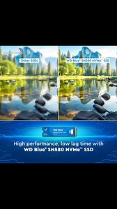 Boost your PC’s performance with the WD Blue SN580 NVMe SSD and edit out the wait times! | WD