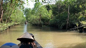 This week we are visiting Vietnam virtually, so I dug around in my archive and found some fun clips to share to give you a flavor of the country. Come along for a minute on the Mekong Delta in a sampan. | Adventures with Sarah