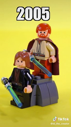 Evolution of Lego minifigures part 1 #lego #legos #legostarwars #starwars #legominifigures #legotiktoker #legotiktok #fyp #legofyp #legostarwarstheskywalkersaga