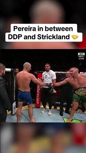 Pereira in between DDP and Strickland 🤝