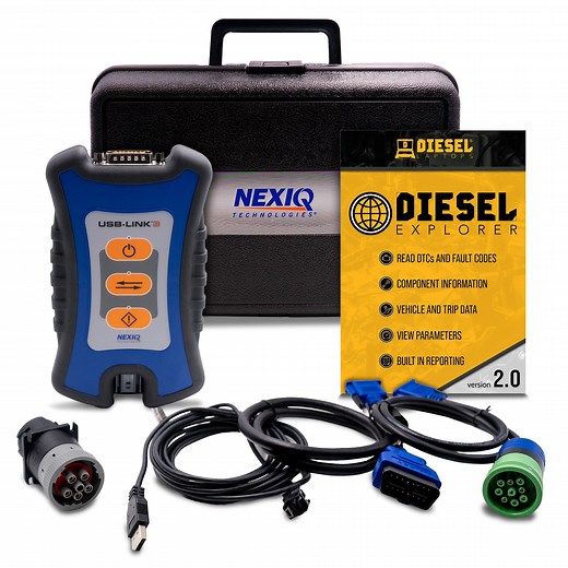 Nexiq USB Link 3 Wired Edition with Diagnostic Software and Repair Inf