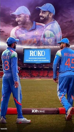 ICC ODI Ranking Update RoK No.1,2 🔥#cricket#bharat#icc#rohitsharma #viratkohli