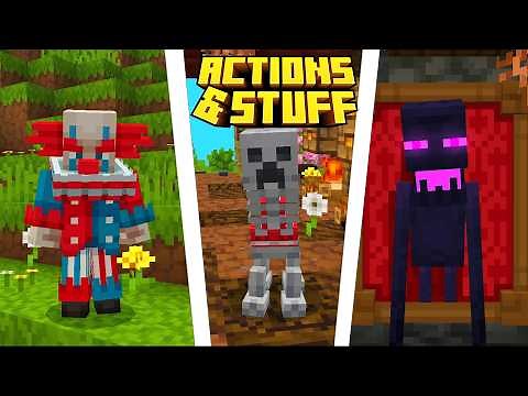 Every SECRET Feature in Actions & Stuff 1.7 (Minecraft Bedrock)