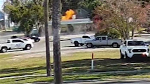 Surveillance video shows Eustis explosion that critically injured woman